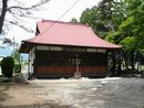 荒尾神社・田中神社境内の土俵と拝殿