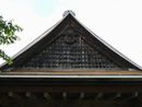 聖観音堂正面屋根の妻壁と懸魚