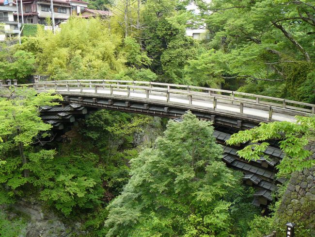 日本三大奇橋の一つである猿橋の写真