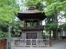 大井俣窪八幡神社の神仏習合時代の名残である鐘楼