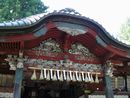 浅野氏重と縁がある北口本宮冨士浅間神社拝殿向拝唐破風に施された精緻な彫刻